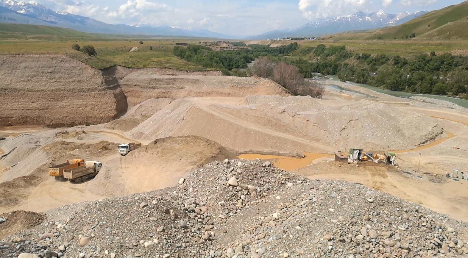 沙金礦區地下水